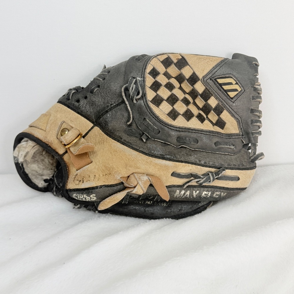 Mizuno Prospect Series Baseball Glove Kids 10.75 Black Tan Fair GPSP 1075 Tartan